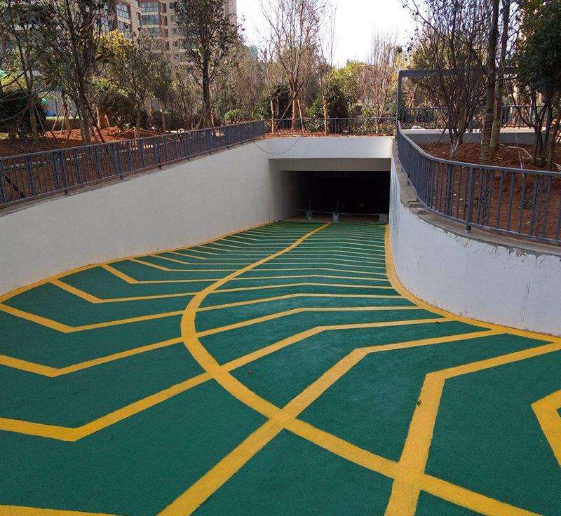 環(huán)氧車庫坡道，防滑地坪