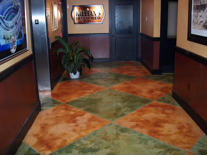 混凝土著色藝術地坪